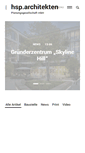Mobile Screenshot of hsp-architekten.de